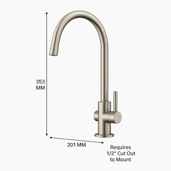 TW PRO Stainless Steel Filter Tap 1008