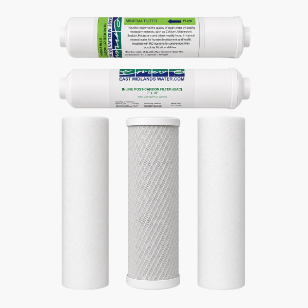 Reverse Osmosis - 6 Month Maintenance Pack & Mineral Filter