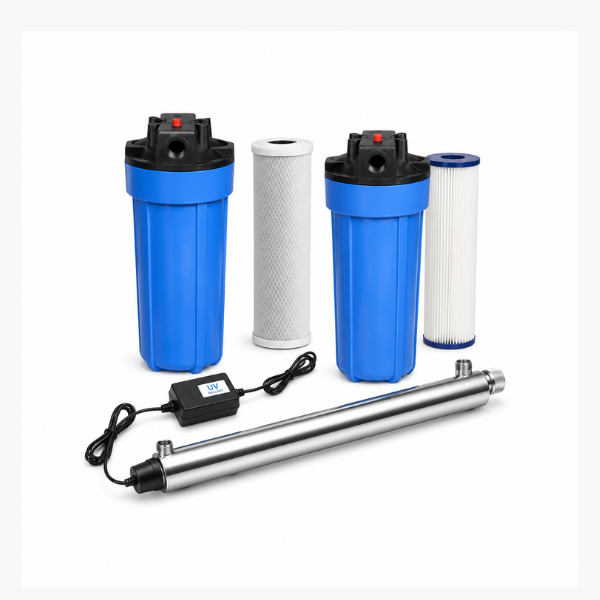 Standard Flow Rainwater harvest filtration with UV filter
