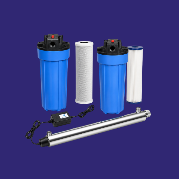 Standard Flow Rainwater harvest filtration with UV filter