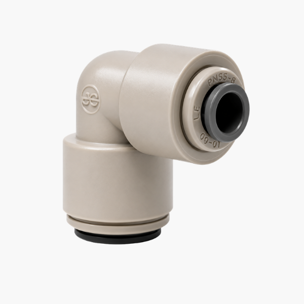Twin packReducing elbow connector 3/8 to 1/4
