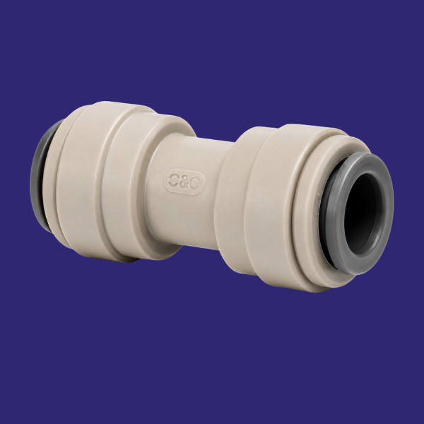 Twin pack equal straight connector