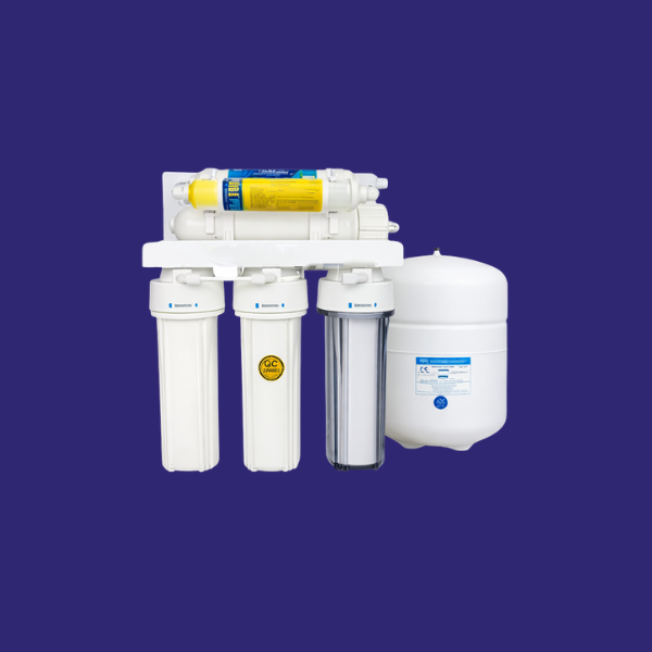 RO 5 Stage Pumped Reverse Osmosis and Additional Stage RO Mineral Filter