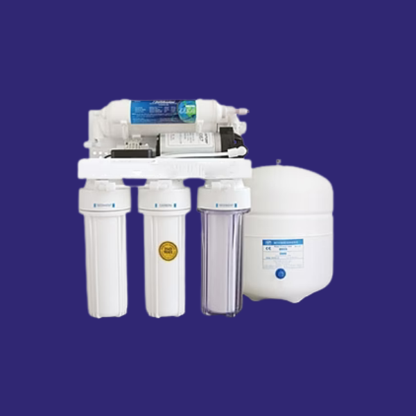 RO 5 Stage Pumped Reverse Osmosis water filter system (RO5PEW)