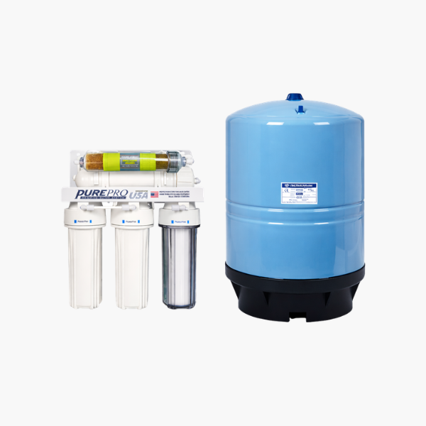 100 Gpd 5 Stage Pumped De-I RO System with 11 Gallon Tank