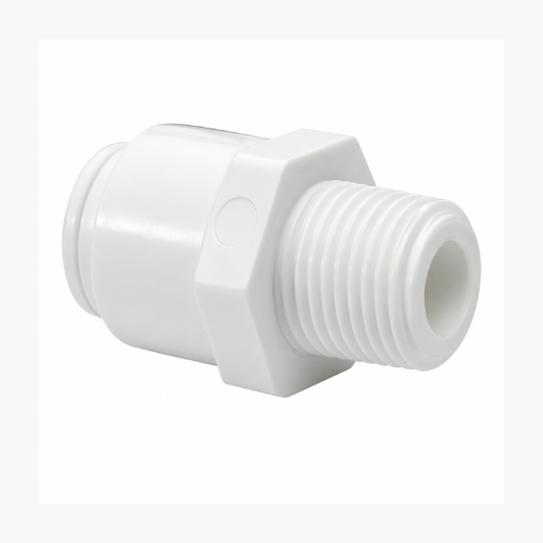 Twin Pack Push Fit 1/4 Thread to 1/4 Push Fit