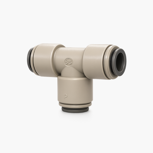 Twin Pack Push fit T connector