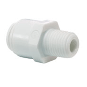 Twin Pack Push Fit 1/4 Thread to 1/4 Push Fit