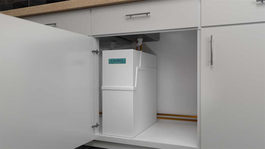 Harvey Crown F15-3SLT Non-Electric TwinTank Block Salt Water Softener