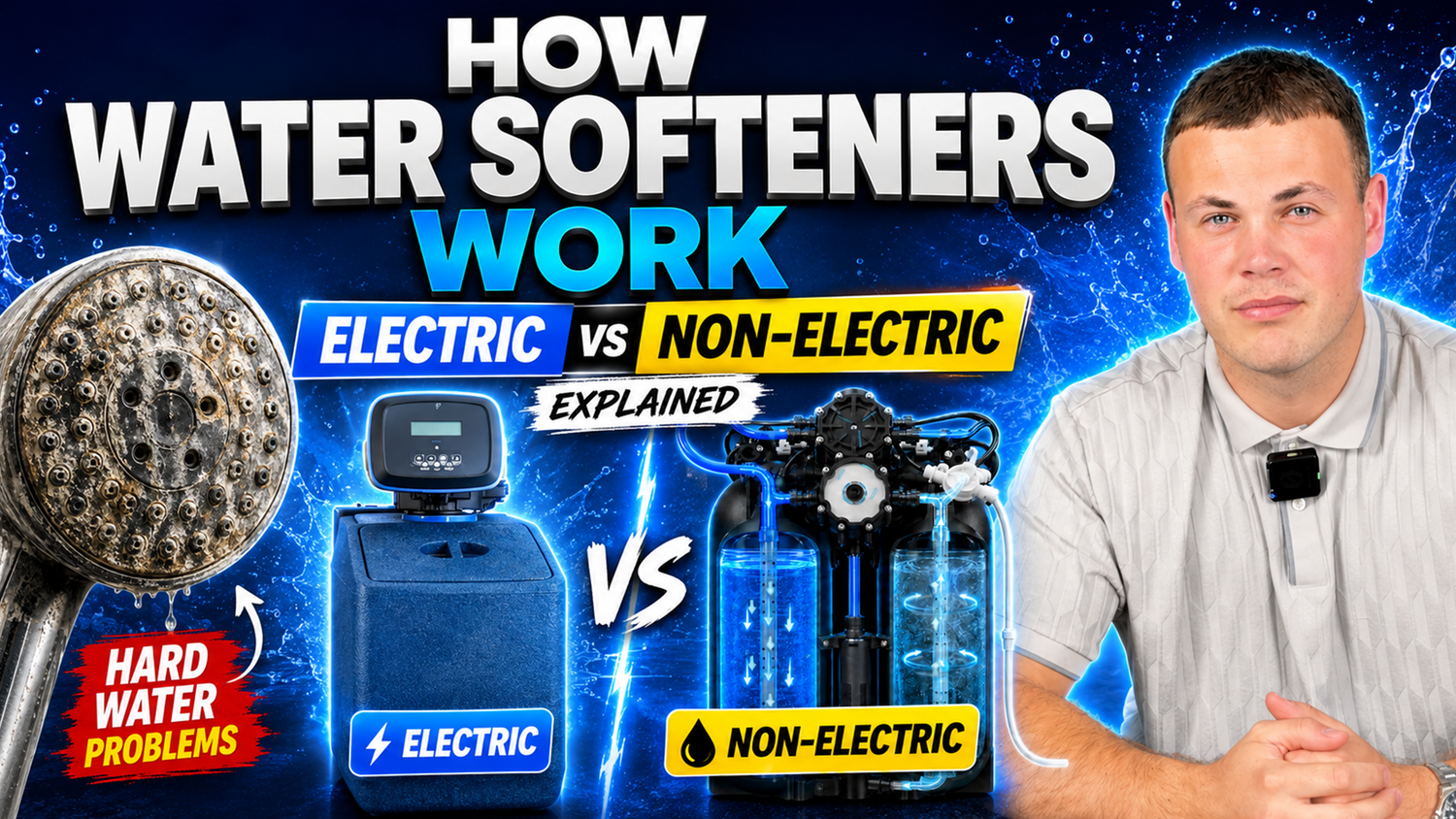 How Does a Water Softener Work? Electric vs Non-Electric