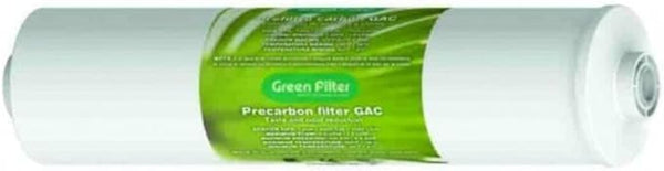 Green Filter GAC 2.5" x 11" - 1/4" FPT Inline Filter