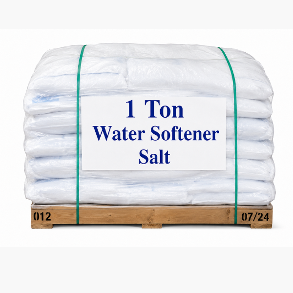 Pallet of Tablet Softener Salt – 1 Ton (40 x 25kg Bags)
