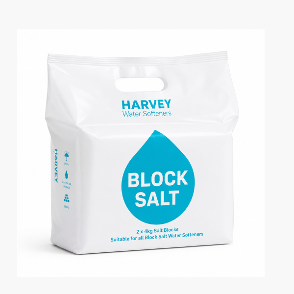 Water Softener Salt Harvey  Block Salt 3 Packs, 6 Blocks