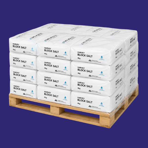 Block Salt 1 Full Pallet (120 packs) , 2 x 4kg blocks per pack