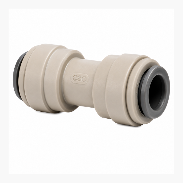 Twin pack equal straight connector