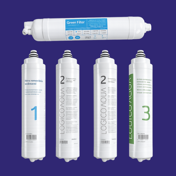 Quick Change 5 Stage Reverse Osmosis 6 Month Membrane and filter pack ROCT8