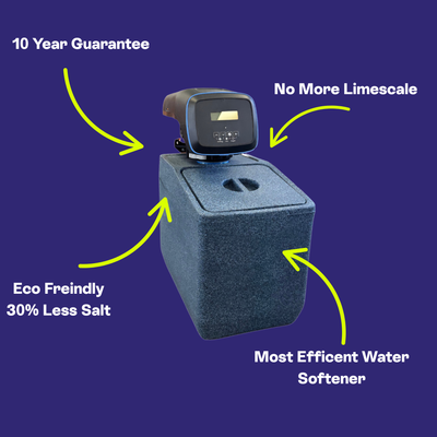 EMS10 Blue Eco Premier Meter-Controlled Water Softener
