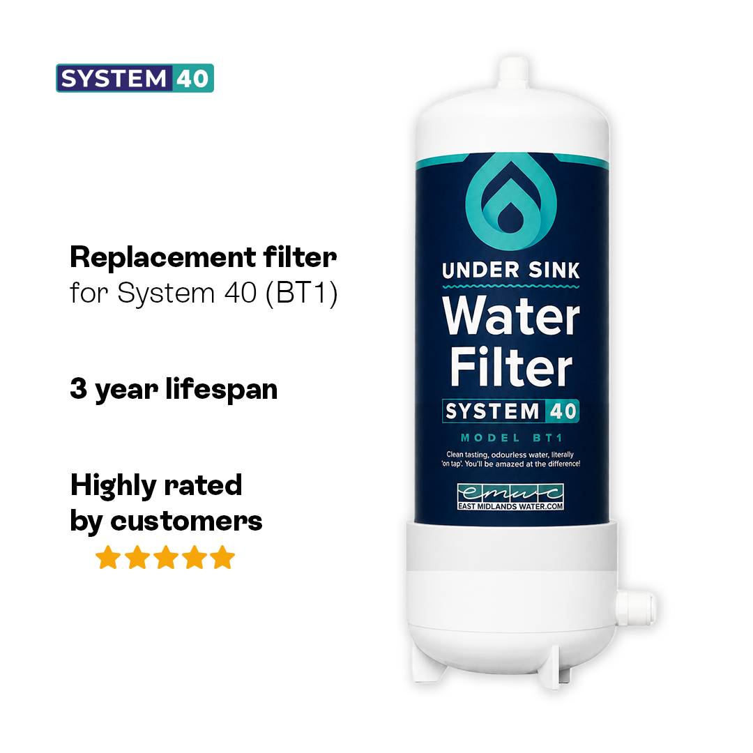 Replacement BT1 3-Year Water Filter for System 40