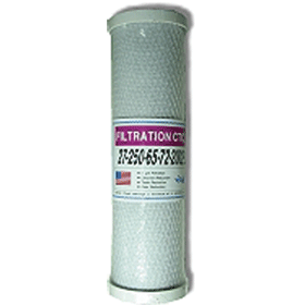 10 inch 0.5 micron PAC briquette filter (PACB 10-0.5)