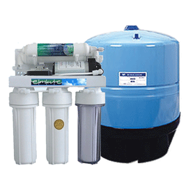 100 Gpd 5 Stage Pumped De-I RO System with 11 Gallon Tank