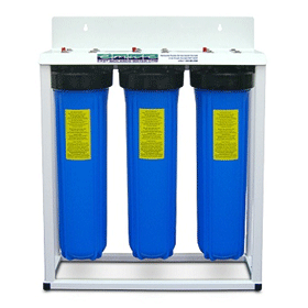 20 Inch Jumbo Private water 3 stage filtration (Housings and Inserts)
