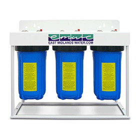 Private Water Supply 3 Stage Filtration (Housings Bracket and Inserts)