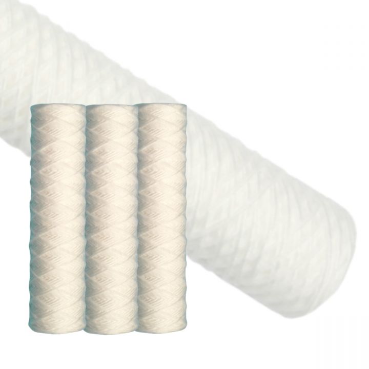3 Pack Sediment Filter - Wound PolyPropylene  100/150 micron