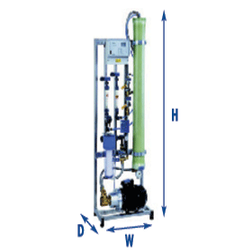 300 Litres per hour Industrial RO System