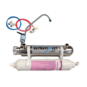 3.9 lpm Ultra Violet and sediment system  With Tap (UV3.9WL5M)